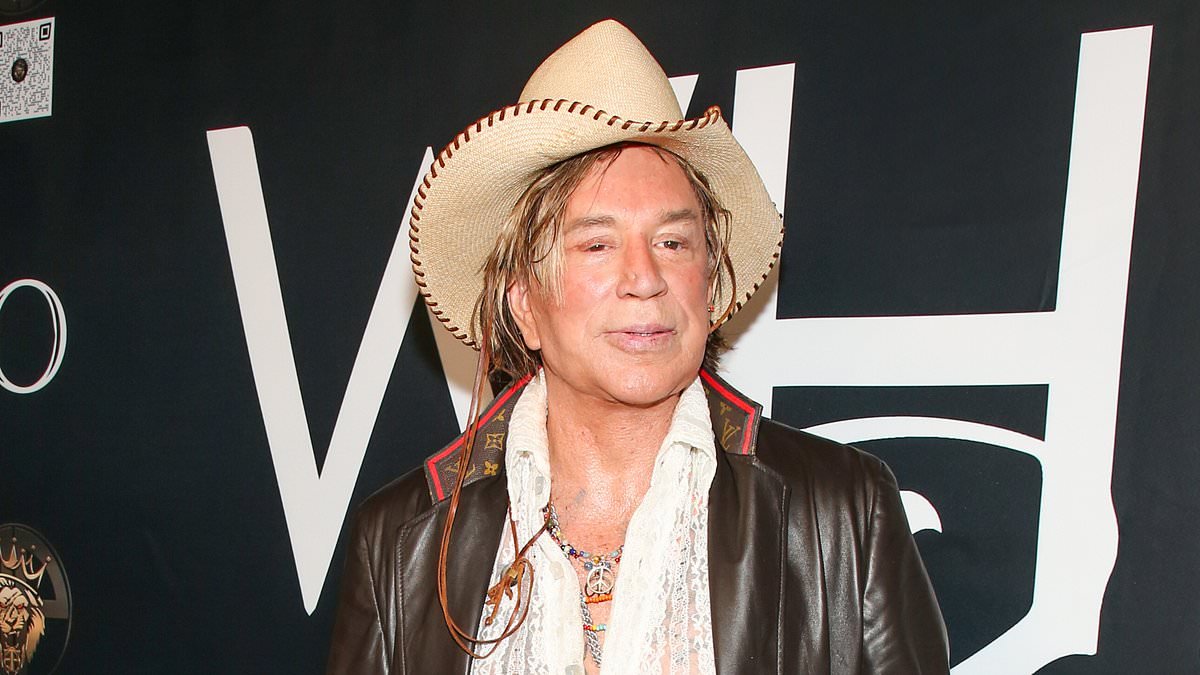 Mickey Rourke's manager insists GoFundMe is real after star blasted 'humiliating' campaign to stop eviction... as it reaches $100k goal