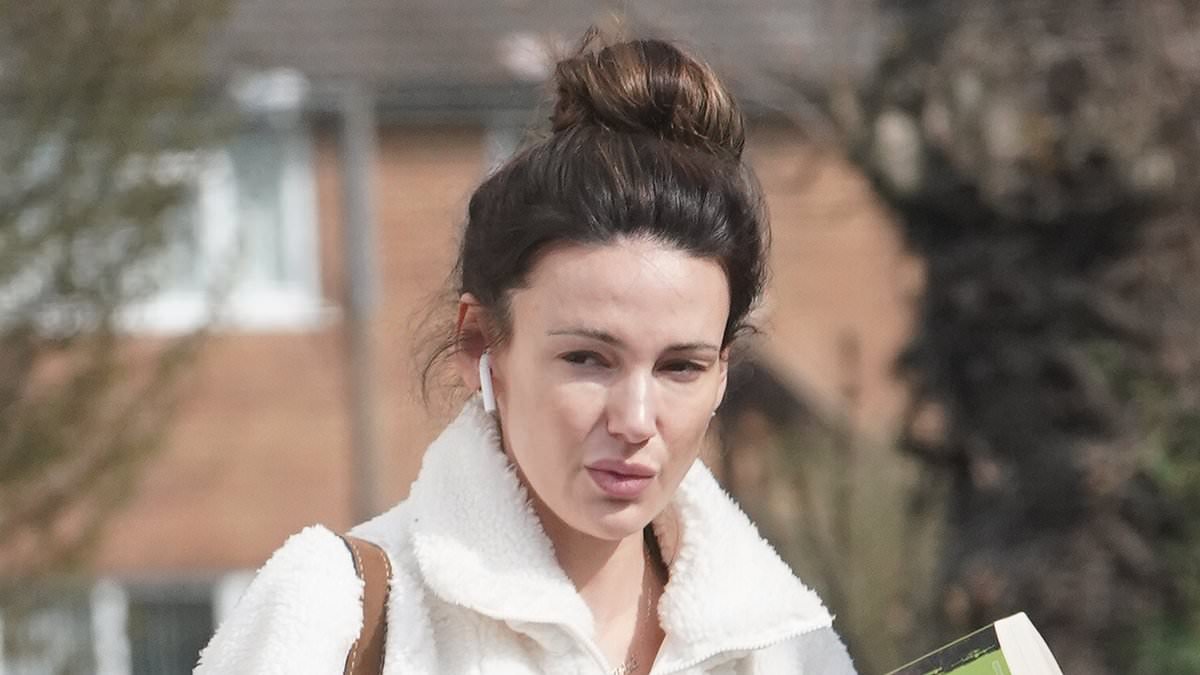 Michelle Keegan enjoys a solo coffee date in Essex after claims her family were left 'upset on her wedding day over comments from her in-laws'