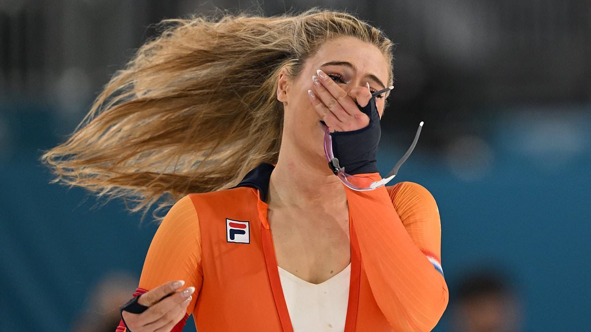 Jake Paul's fiancée Jutta Leerdam 'pockets $1m from flashing underwear at the Winter Olympics' - and her gold-medal tears are raking in the cash too!