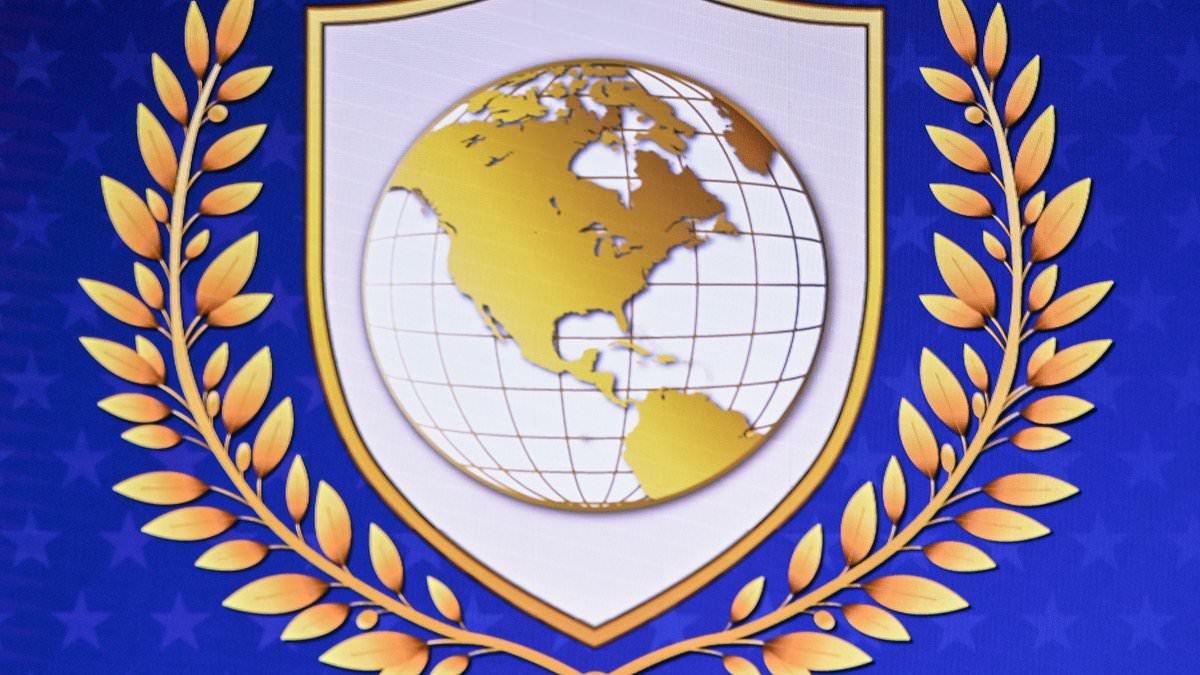 That's UN-canny: Trump's golden Board of Peace logo bears striking resemblance to United Nations emblem