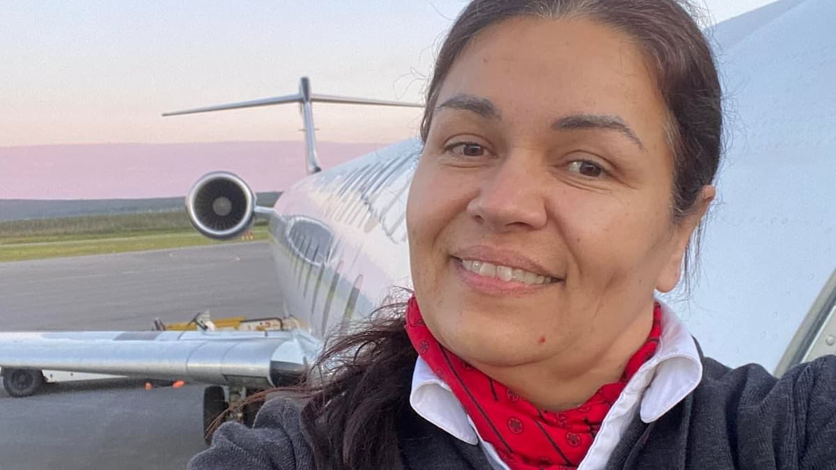 Flight attendant who was launched 320 feet in the AIR during La Guardia crash is pictured for first time since horror injuries