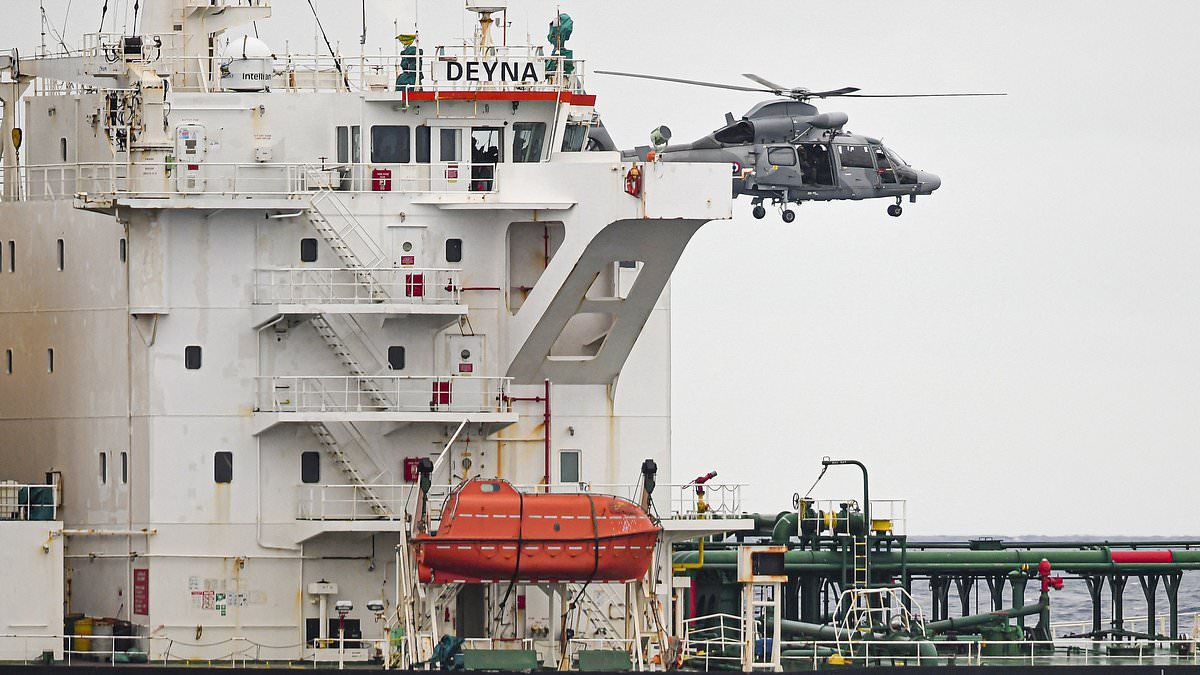 British forces join French navy to seize Russian 'shadow fleet' oil tanker in the Mediterranean
