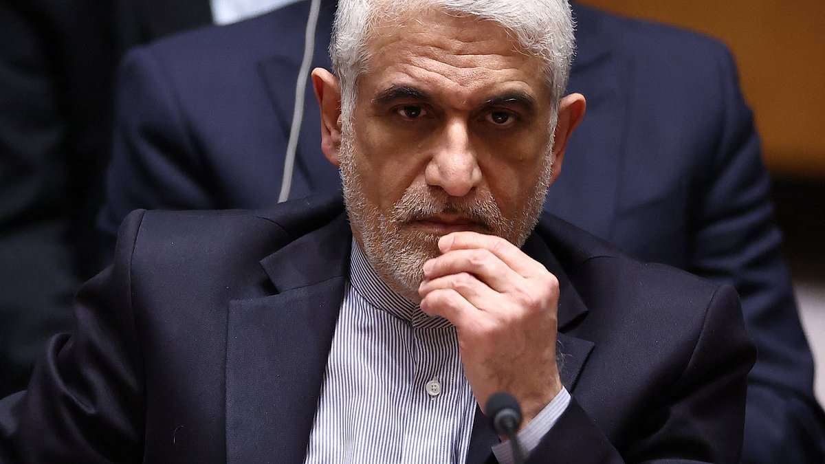 Iran says it has 'one word only' for America in tense standoff between representatives at emergency UN Security Council meeting
