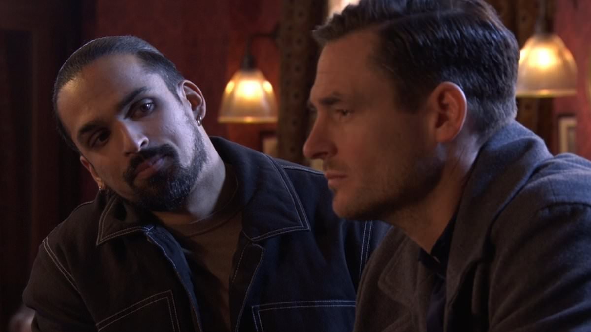 Jaw-dropping moment EastEnders actor has their line whispered to them from behind camera in major blunder - and BBC keeps it in the episode