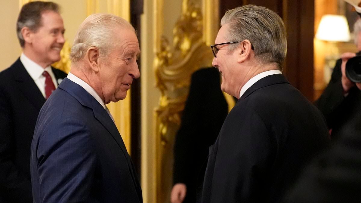 King Charles and Sir Keir Starmer are spotted beaming as they meet for the first time since the latest Epstein revelations
