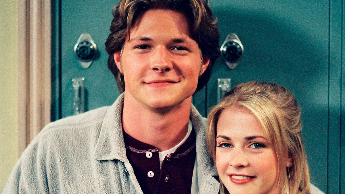 Sabrina the Teenage Witch heartthrob unrecognizable as he reunites with costars... after taking job as janitor