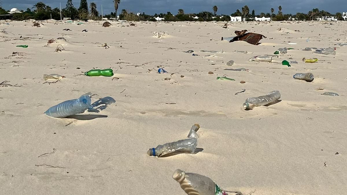 Plastic in paradise: Photos show winter sun destination popular with British tourists strewn with litter