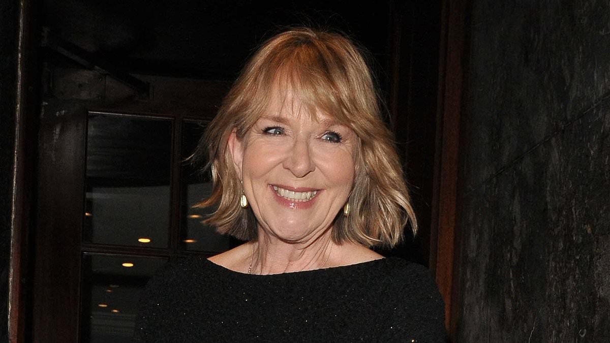 Fern Britton, 68, flaunts her weight loss transformation in an elegant black gown at The Broadcast Awards after dropping five stone following years of dieting struggles