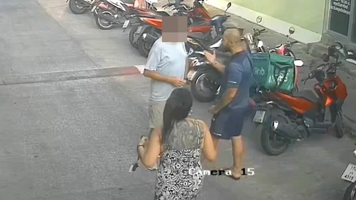Brit, 57, is killed with a single karate chop to the neck after moped road rage row with Swedish tourist in Thailand