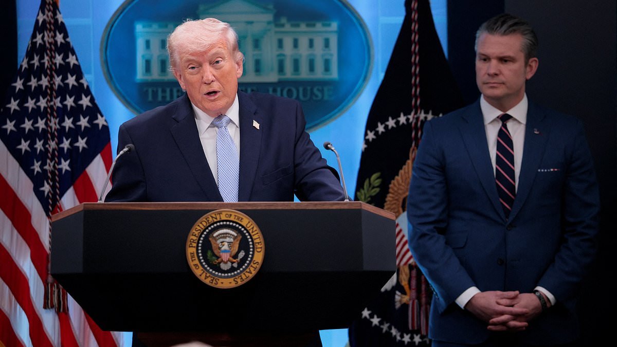 Trump details daring 155-aircraft rescue of downed bloodied airman while vowing to jail 'leaker' who almost blew up rescue plan: 'God was watching'