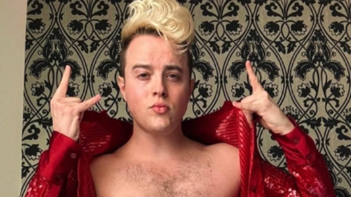 Jedward's John Grimes says trolls commenting on his weight gain amid TV comeback and comparing his physique to pop heyday 'hurts' as he strip off his shirt for empowering post: 'I can't wear skinny jeans 24/7'