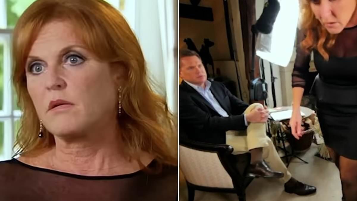Astonishing moment Sarah Ferguson stormed out of TV interview after host quizzed her over Andrew cash-for-access scandal