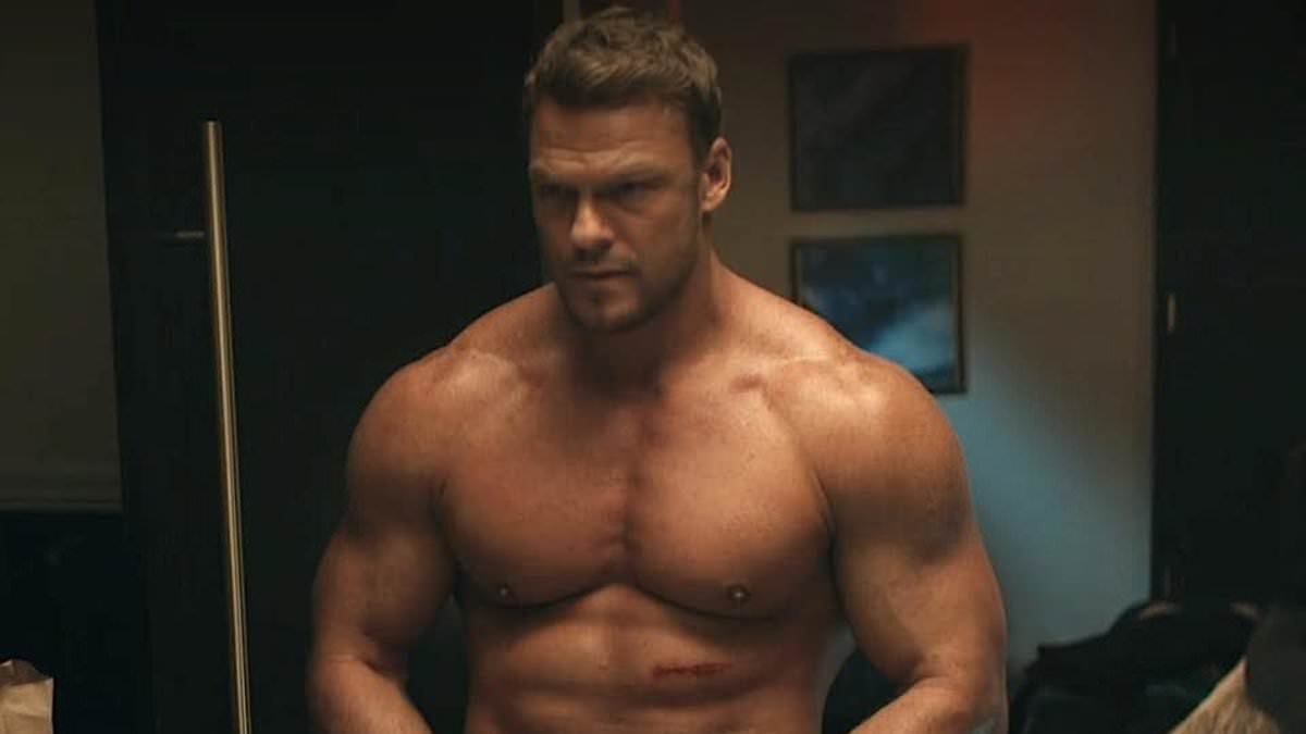Reacher star Alan Ritchson's rocky road to stardom after breaking barriers as a bipolar, Christian, liberal, nomadic action hero - as it's revealed he won't be charged over brawl with neighbour