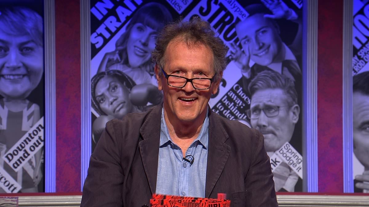 Monty Don makes Have I Got News For You as debut as guest host - and immediately takes aim at rival Alan Titchmarsh