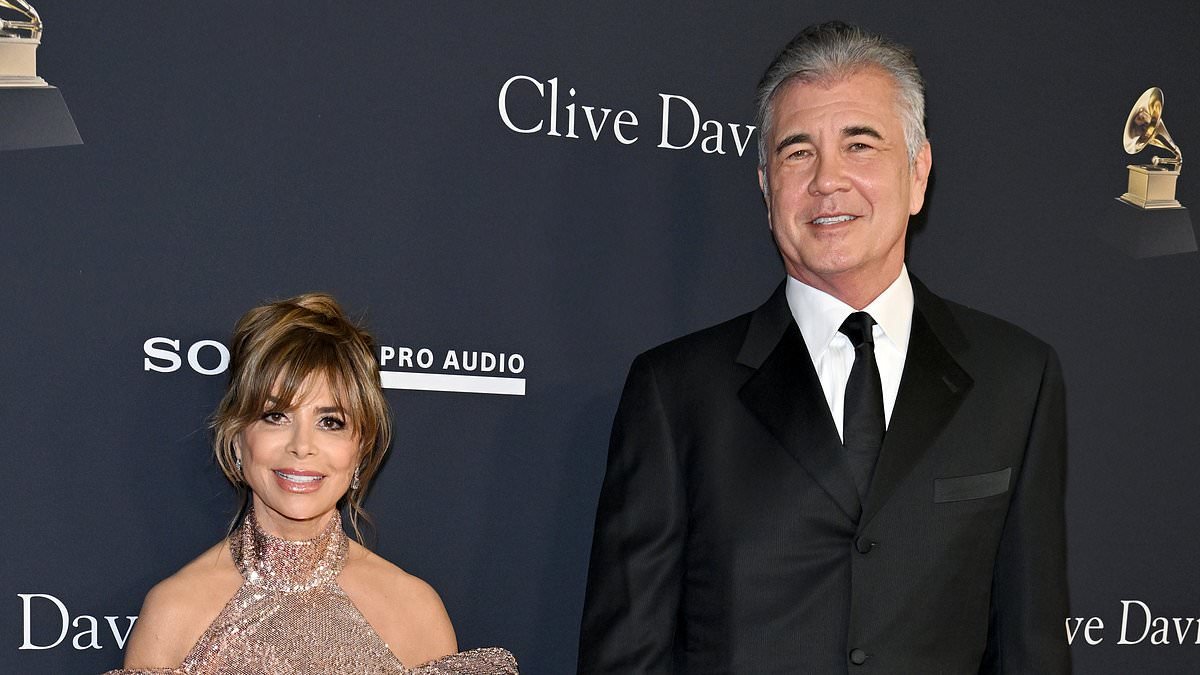 Paula Abdul, 63, makes red carpet debut with her much-taller beau Kevin Taguchi, 64, at pre-Grammys gala