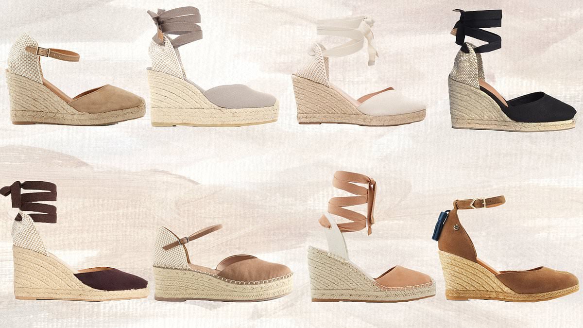 Kate Middleton's favourite espadrille wedges are FINALLY back in stock after repeatedly selling out last year - they're the perfect staple shoes for spring events