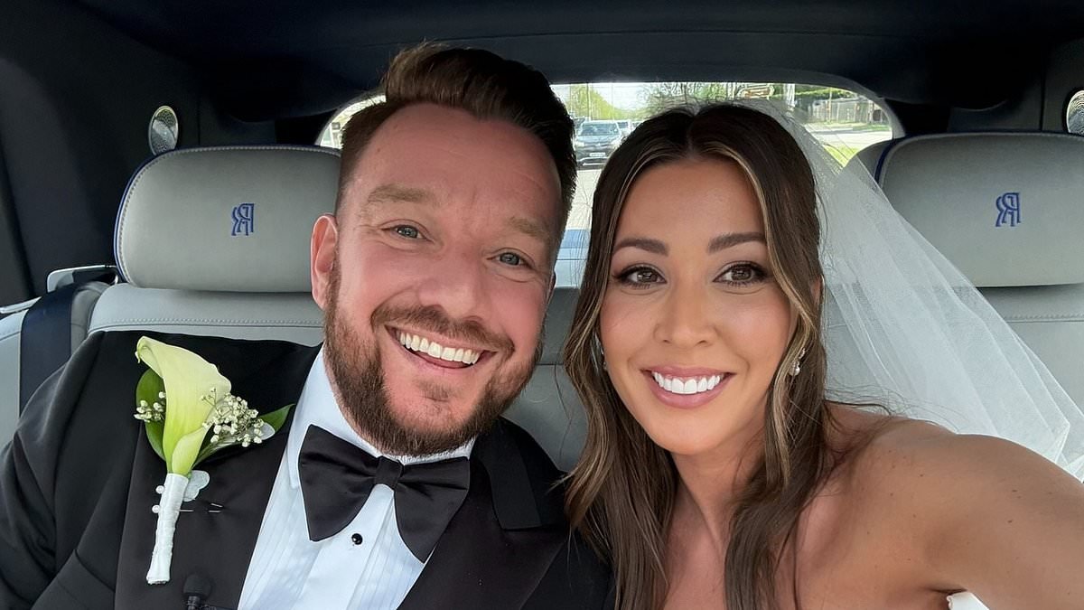 Danielle Lloyd's footballer ex Jamie O'Hara reveals he's married his partner Keziah Grubb as he shares clips of the wild reception-turned-rave with a performance by So Solid Crew