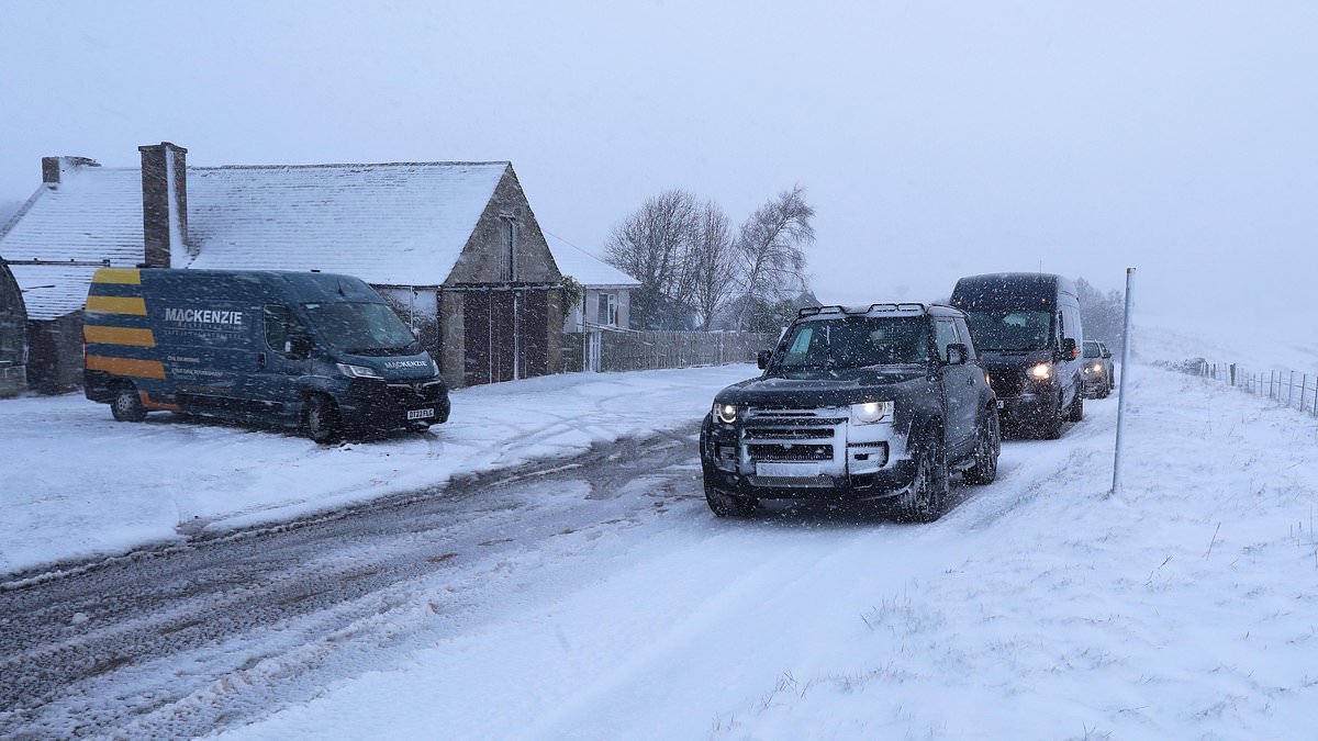Britain braces for another deep freeze as forecasters issue more snow and ice warnings for North of England and Wales - while flood-hit South West faces further rain