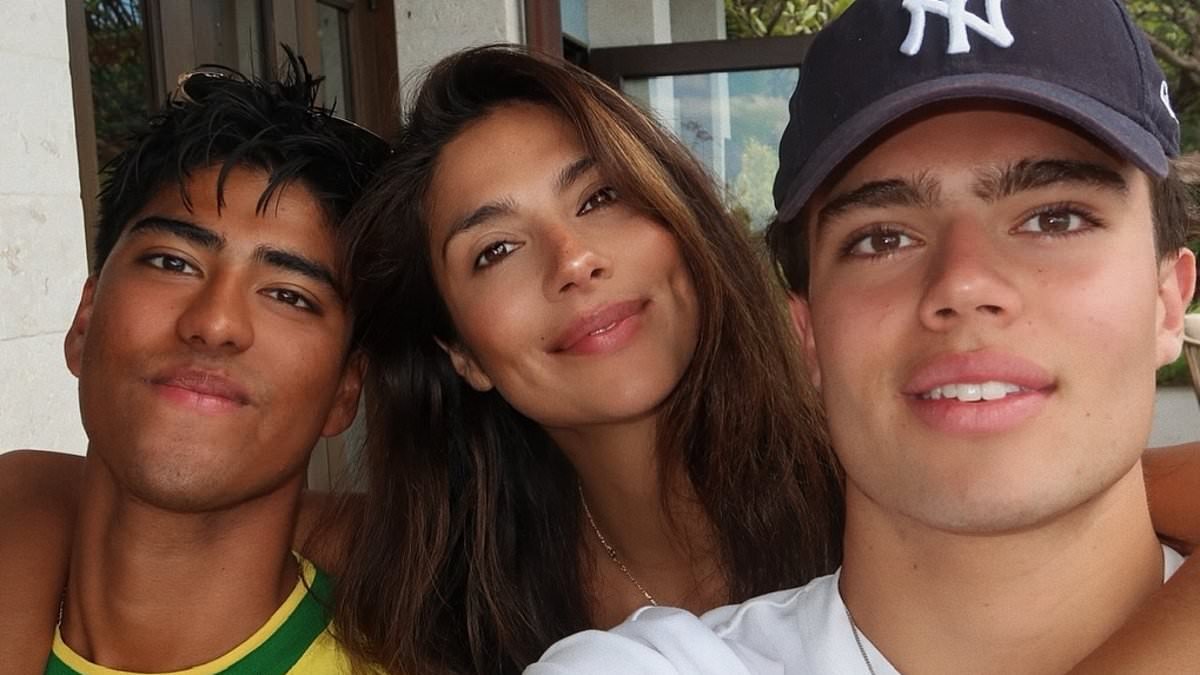 Meet the blonde beauties winning the hearts of Pia Whitesell's hunky sons Isaiah and Lennox - as the Home And Away star parties with family at Coachella