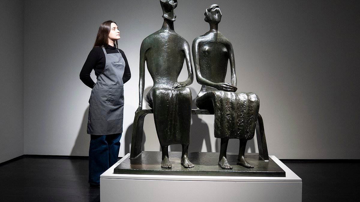 Sculpture which once stood in the Scottish countryside until it was decapitated by vandals sells for record breaking £26million