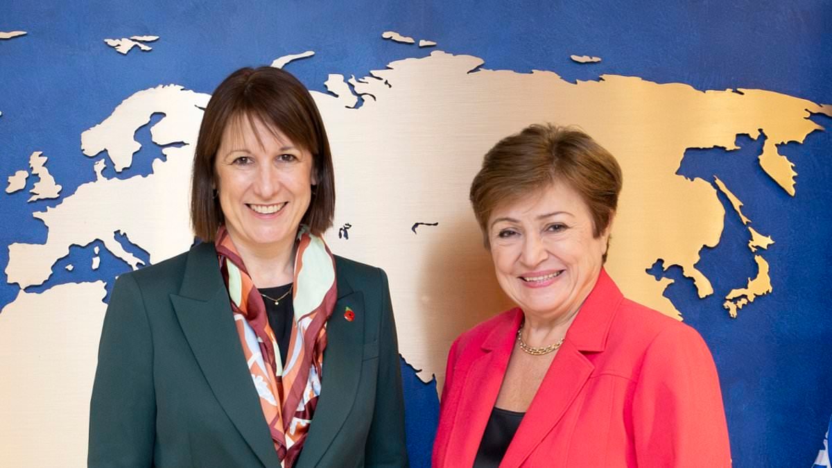 Humiliation for Reeves as IMF slashes UK growth forecasts with biggest downgrade in G7 - and warns global recession is a 'close call'