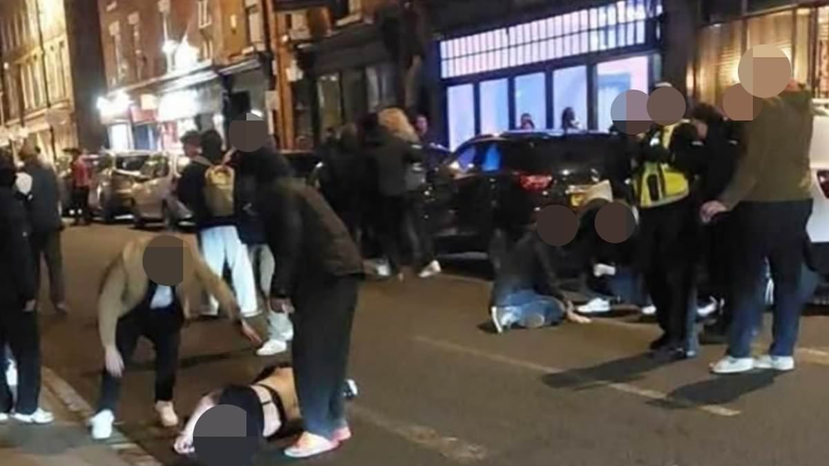 Distressing footage shows aftermath of Derby car-ramming as two victims leave hospital and police continue to question suspect