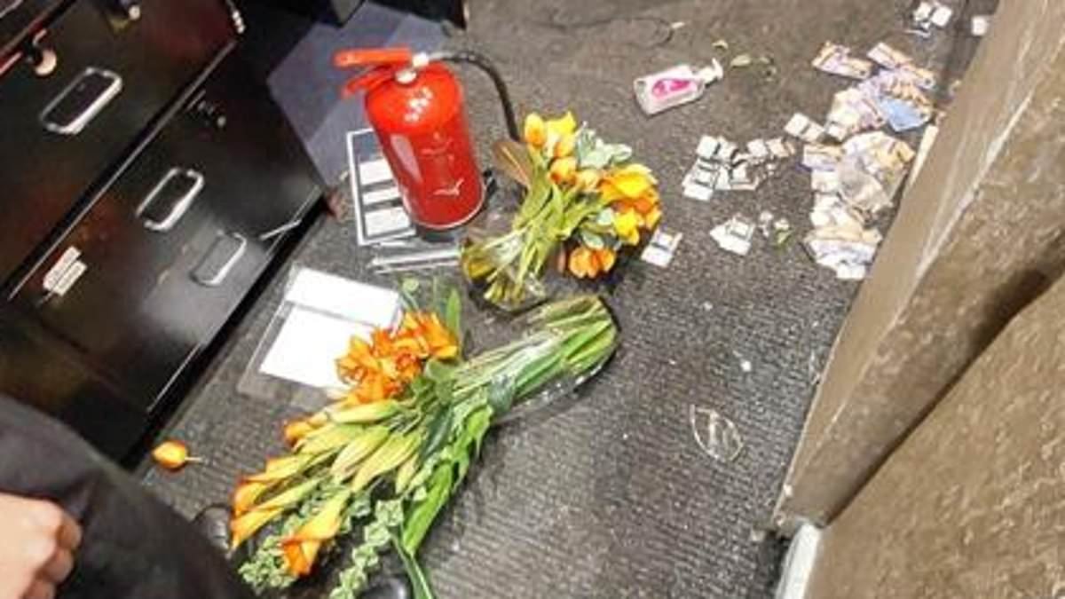 Trail of destruction left by drunken party girls after they hit hotel worker over head with phone and trashed reception when they were kicked out