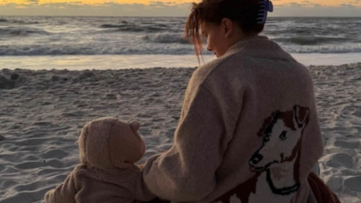 Millie Bobby Brown, 22, posts rare snap with baby daughter and says she feels 'so grateful' for her and husband Jake as she celebrates her birthday