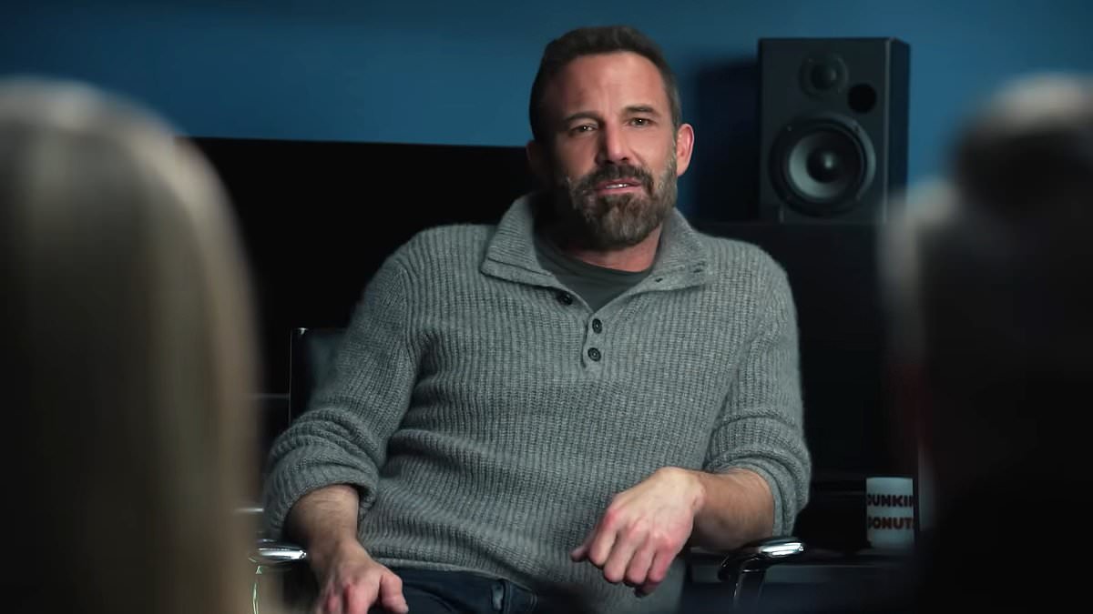 Ben Affleck issued stern warning by Jennifer Aniston over 'cringe' TV project in new Dunkin Donuts Super Bowl commercial