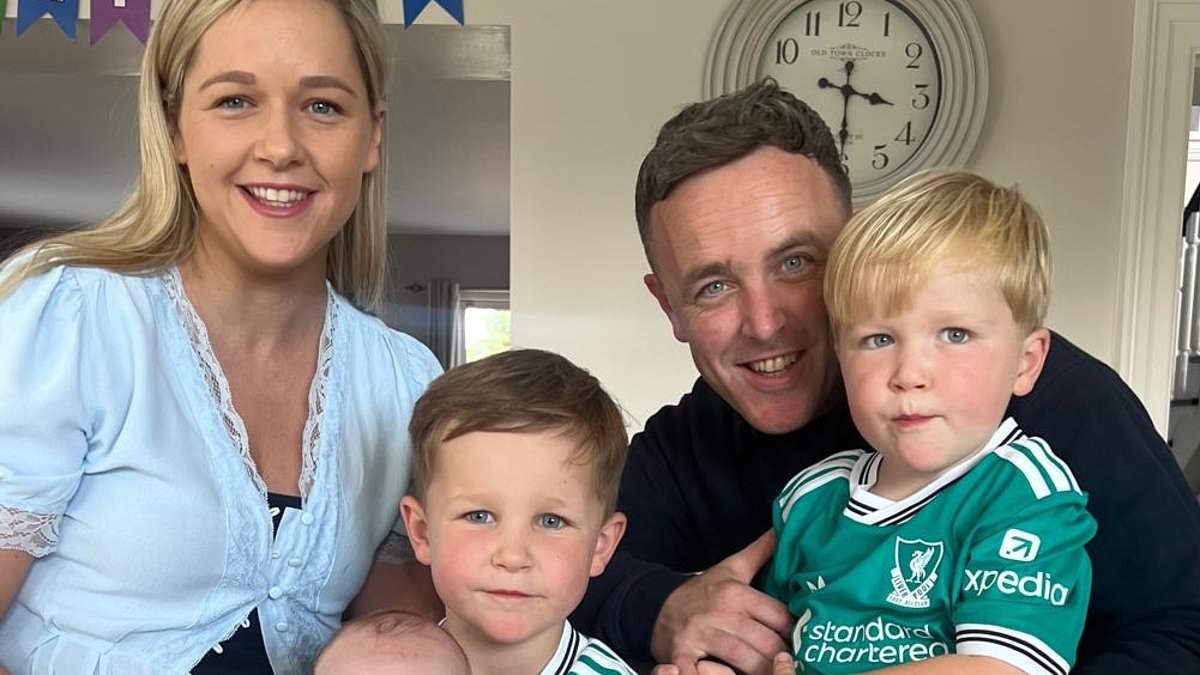 Mother-of-three whose headaches were dismissed as an ear infection while she was on maternity leave is diagnosed with rare cancer