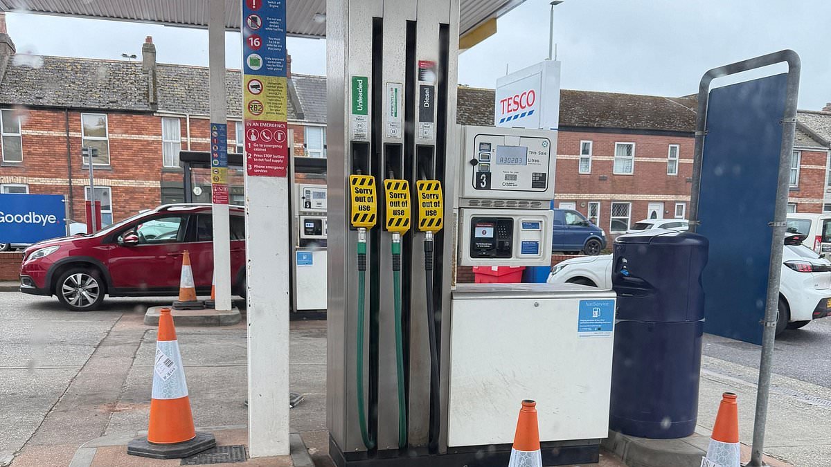 Petrol pumps are running dry, Asda boss warns as drivers fume over soaring fuel prices and accuse Rachel Reeves of profiteering from Iran war