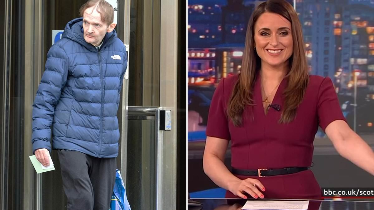 Pensioner, 71, who bombarded BBC Scotland presenter with unwanted gifts and love poems during four-year stalking campaign is spared jail