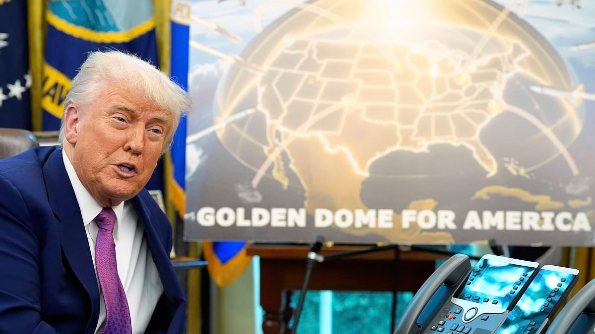 Trump's $185B Golden Dome 'legacy' could be ready to test soon… as fears of an attack on US soil grow