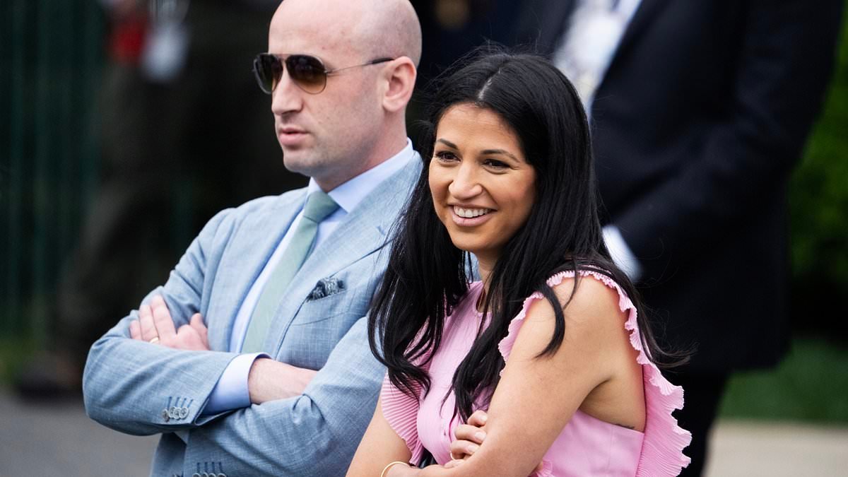 The power couple loved by Trump and loathed by liberals: Stephen Miller is bowed to oversee the biggest deportation in US history and even allies say he has the 'bedside manner of Himmler'... and his wife is no shrinking violet either!