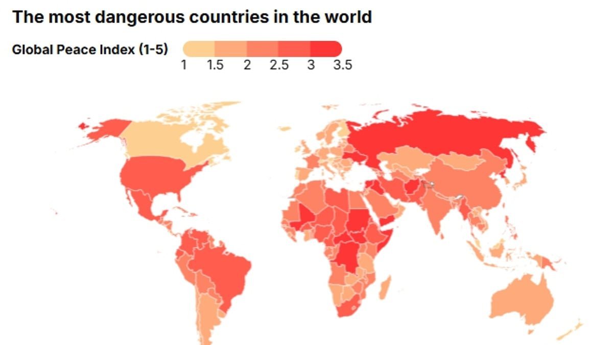 The world's deadliest countries: From terror attacks to muggings, rape and kidnap - the threat levels around the globe and holiday hotspots now deemed too dangerous to visit
