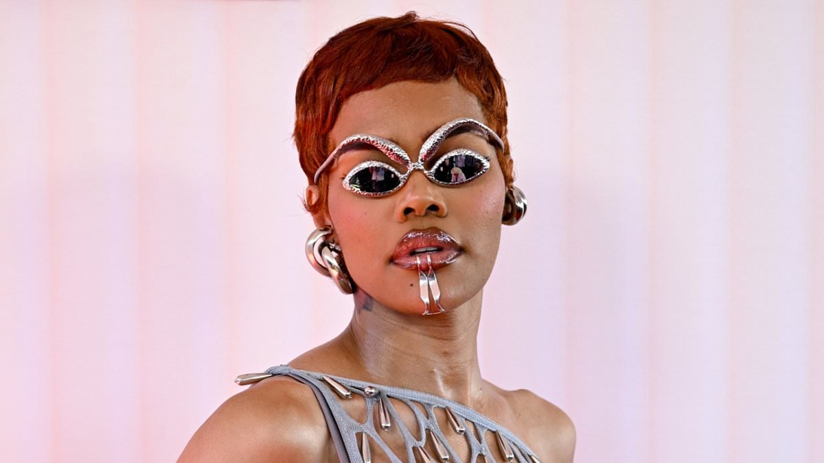 Teyana Taylor is nearly unrecognizable in bizarre futuristic look as she leads stars at Revolve Festival during Coachella 2026