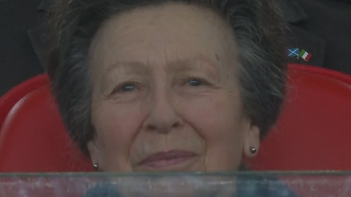 Princess Anne is hailed as a 'class act' for her humble reaction to being cheered by rugby fans  