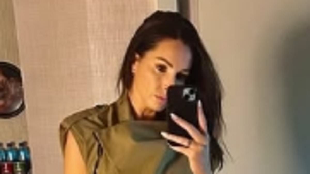 Jeff Brazier's ex-wife Kate Dwyer pokes fun at their divorce as she parties in Las Vegas after the TV presenter became a grandad