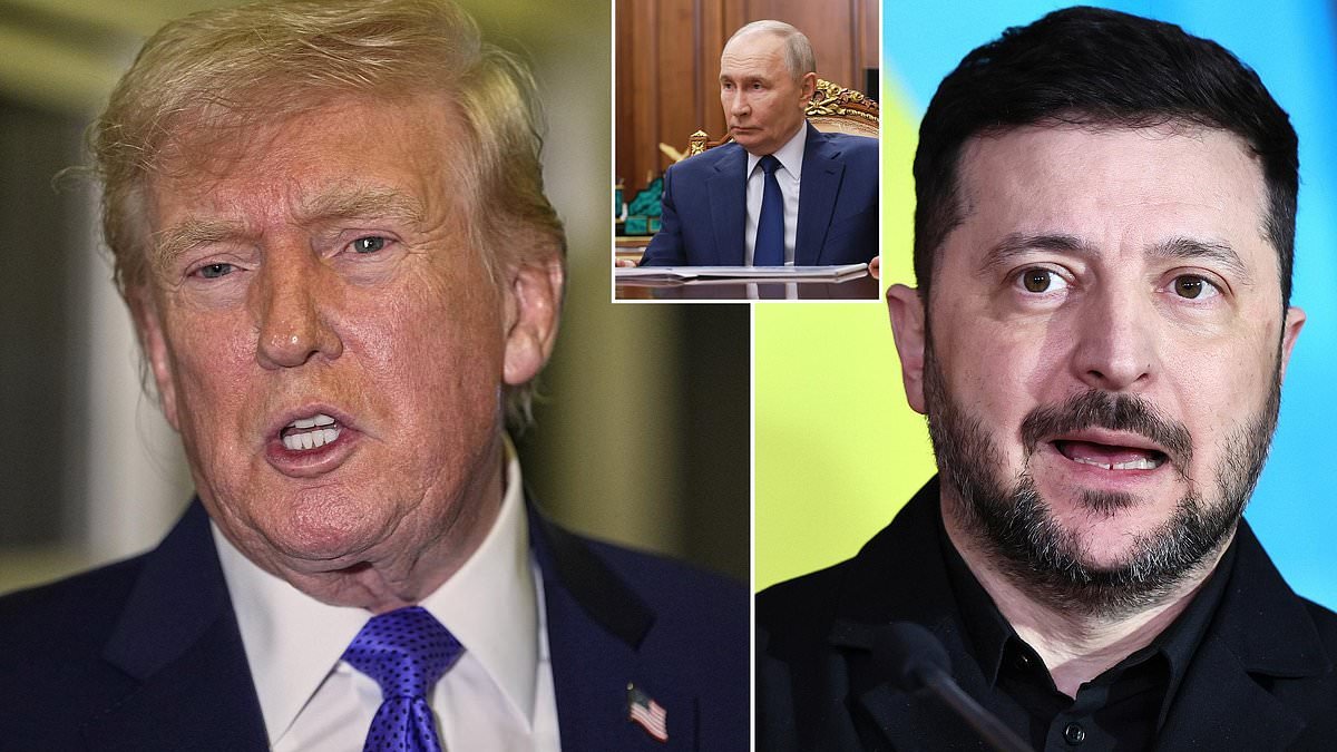Ukraine peace talks collapse in less than two hours as Zelensky says it is 'not fair' Trump wants him to compromise and not Putin