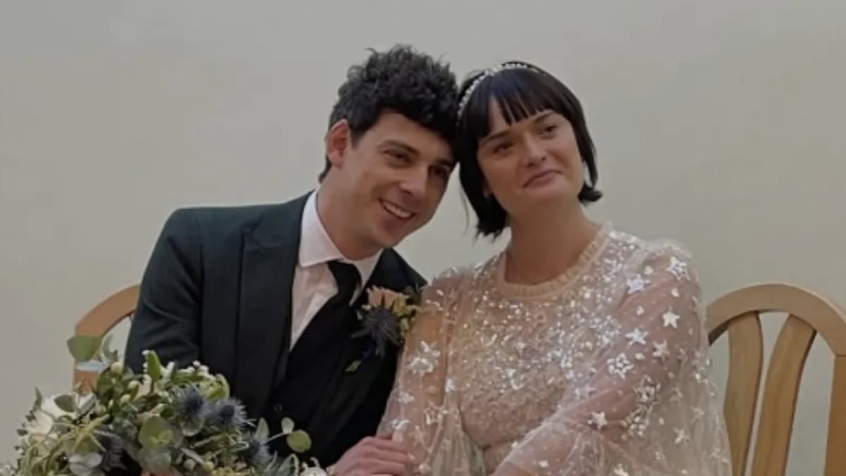 X Factor host Matt Richardson ties the knot with model Sam Rollinson after 10 years together in romantic ceremony watched on by their famous friends
