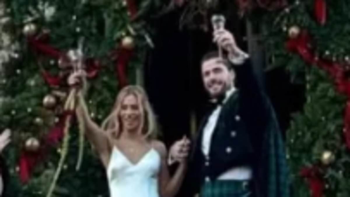 Hollyoaks actor Callum Kerr marries long-time partner Lauren Stacy in stunning Scottish ceremony - 11 months after his 'mother was killed by her husband in murder-suicide'