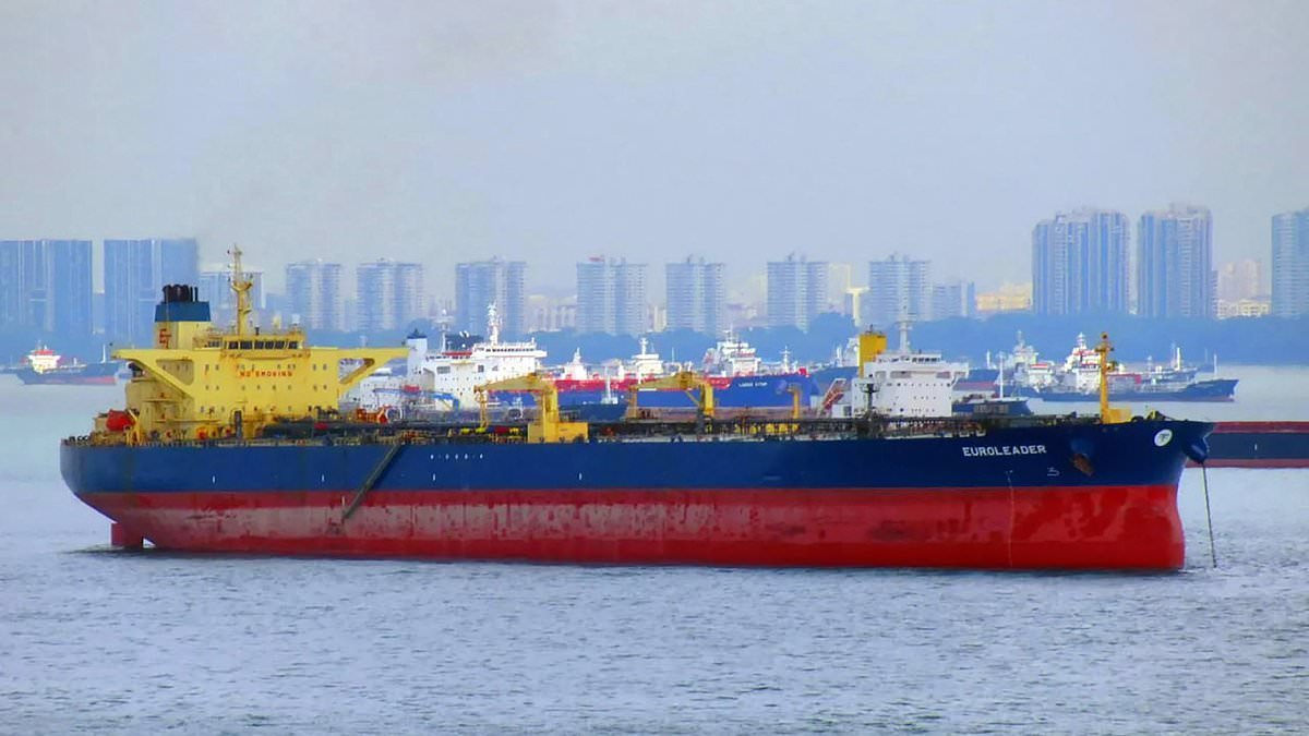 Russia-bound oil tanker is 'hit by a drone in the Black Sea'