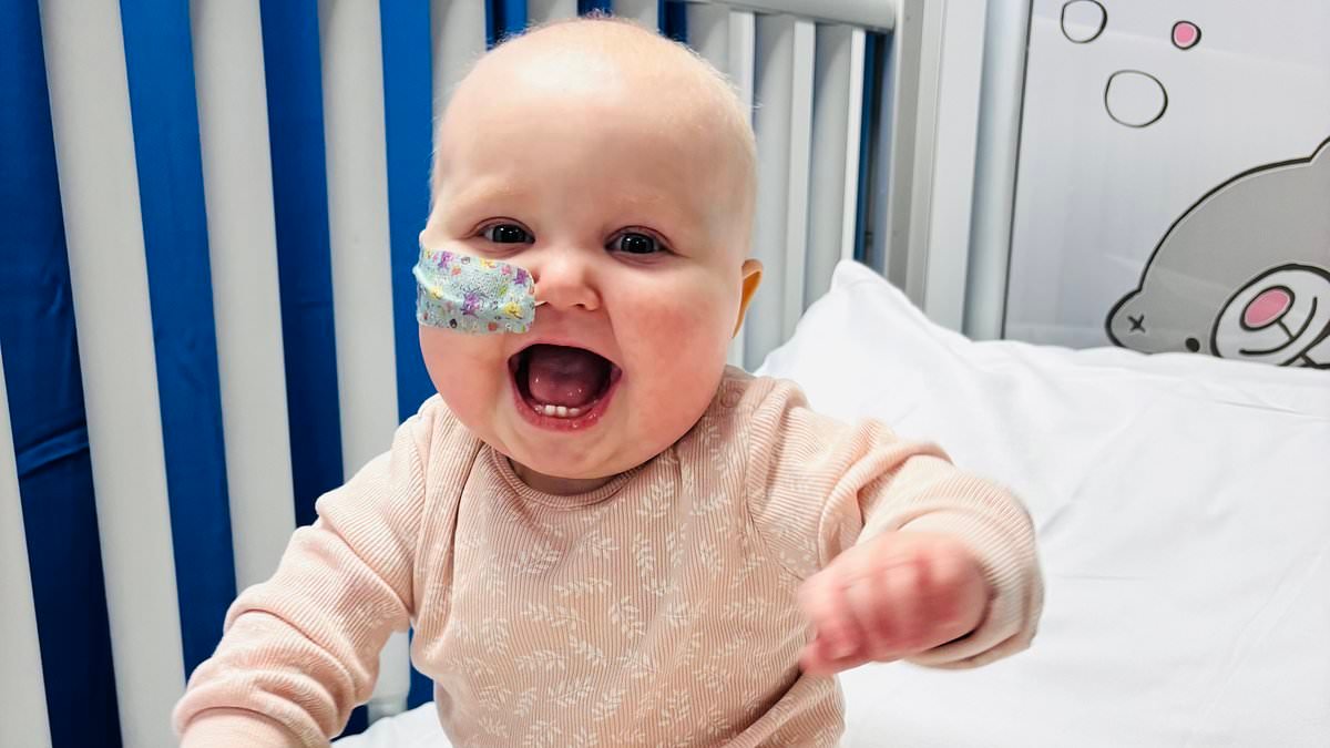 Family told their baby girl fighting leukemia only has weeks to live - unless they can raise £500,000 for life-saving drug that's only available in America