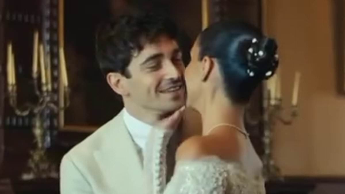 Formula One star Charles Leclerc reveals all about his wedding to influencer Alexandra Saint Mleux - which saw them drive away in £9m vintage Ferrari in Monaco