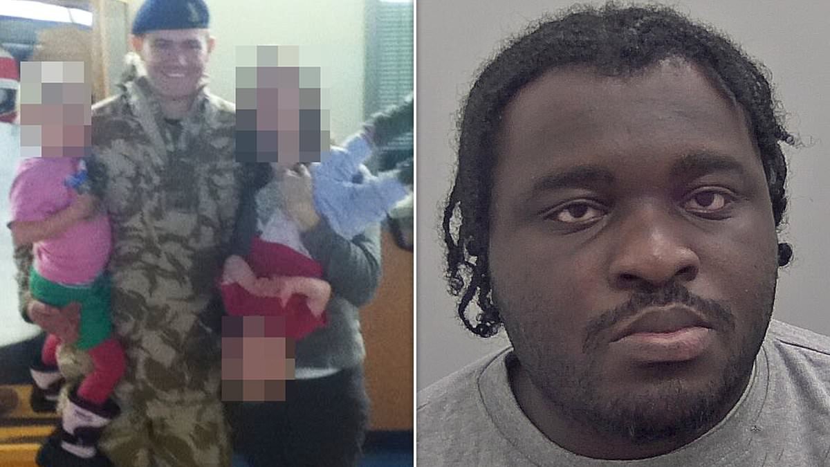 Drug addict knifeman, 25, who launched 'Lee Rigby'-style attack outside barracks which left soldier seriously hurt locked up for at least seven years