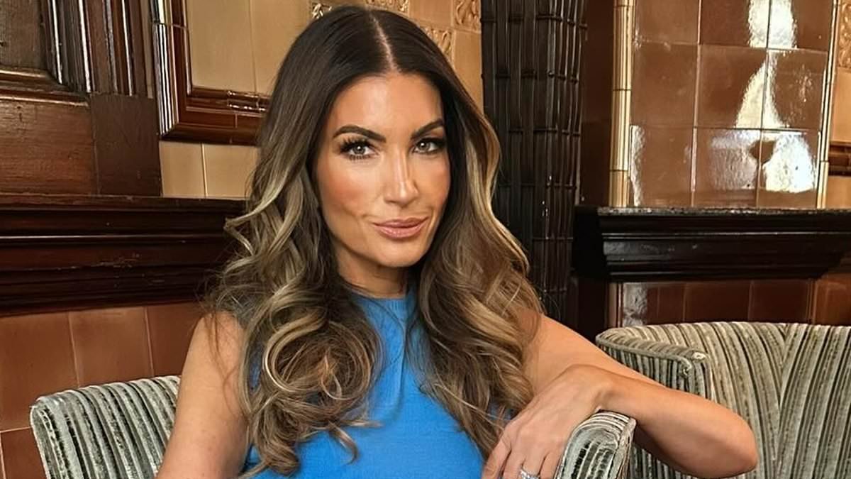 Karren Brady shows off her slim figure in glamorous snaps ahead of The Apprentice final after denying using weight-loss jabs