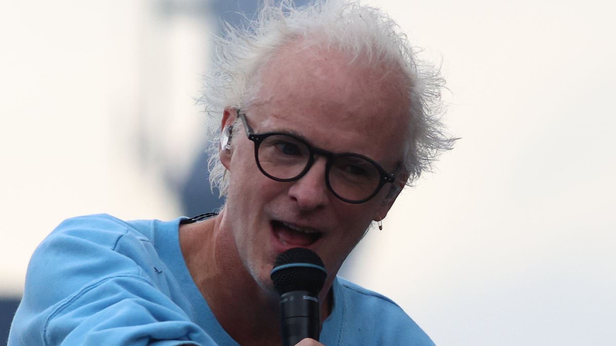 Indie band lead singer looks worlds away from his 90s heyday - can YOU recognise who it is?