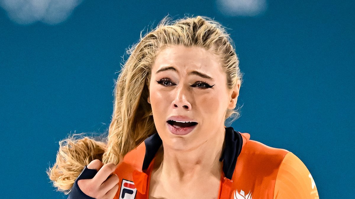 Superfans of Winter Olympics golden girl Jutta Leerdam rush to BUY her worn skating suit at auction after underwear-flashing viral moment