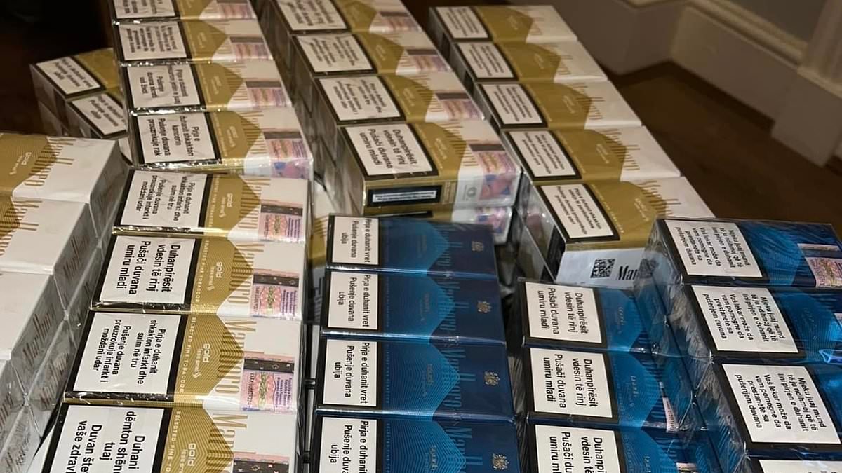 Albanian gangs flood Britain with illegal cigarettes: How Balkan criminals are using social media to sell smuggled tobacco for 'express delivery' to British homes