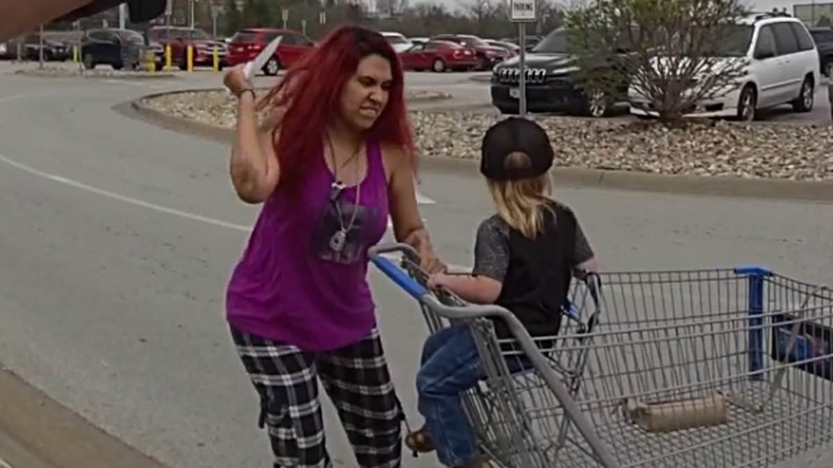 Madwoman, 31, abducts stranger's toddler at knifepoint in Walmart and cuts him... before armed cops bring abduction to deadly conclusion